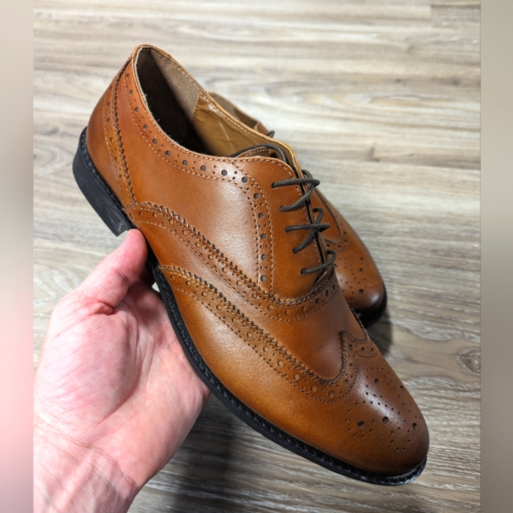 ASOS wingtip dress shoes 9